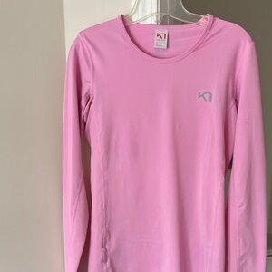 Kari Traa Light Pink Long Sleeve Tee